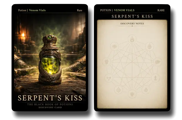 Discovery card front and back preview