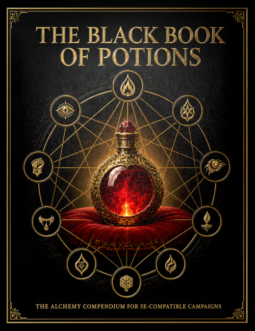 The Black Book of Potions cover